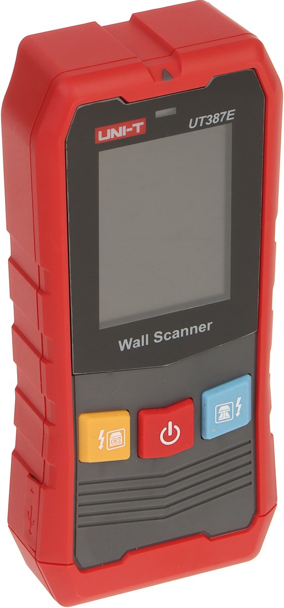 Uni-t profesionele leidingzoeker - muurscanner - wall scanner - leidingdetector ut387e ( houten balken, stalen leidingen, non ferro leidingen en stroomkabel detectie)