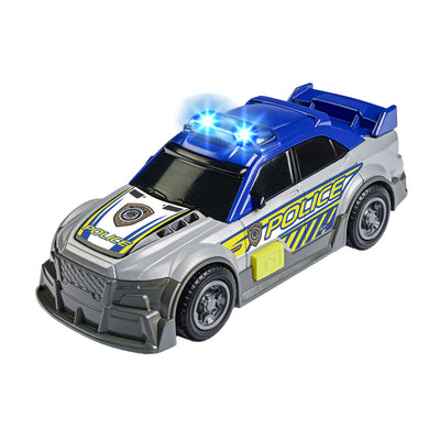 Dickie politieauto grijs met licht en geluid