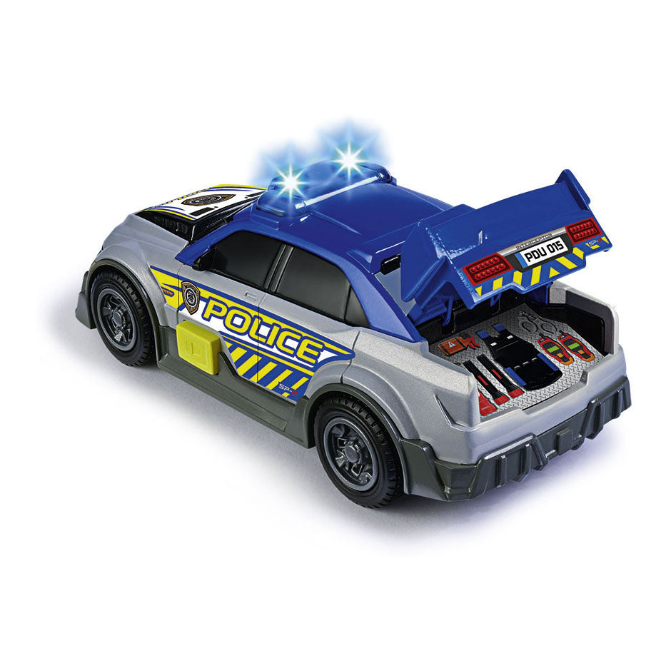 Dickie toys politiewagen - 15cm - licht en geluid- speelgoedvoertuig