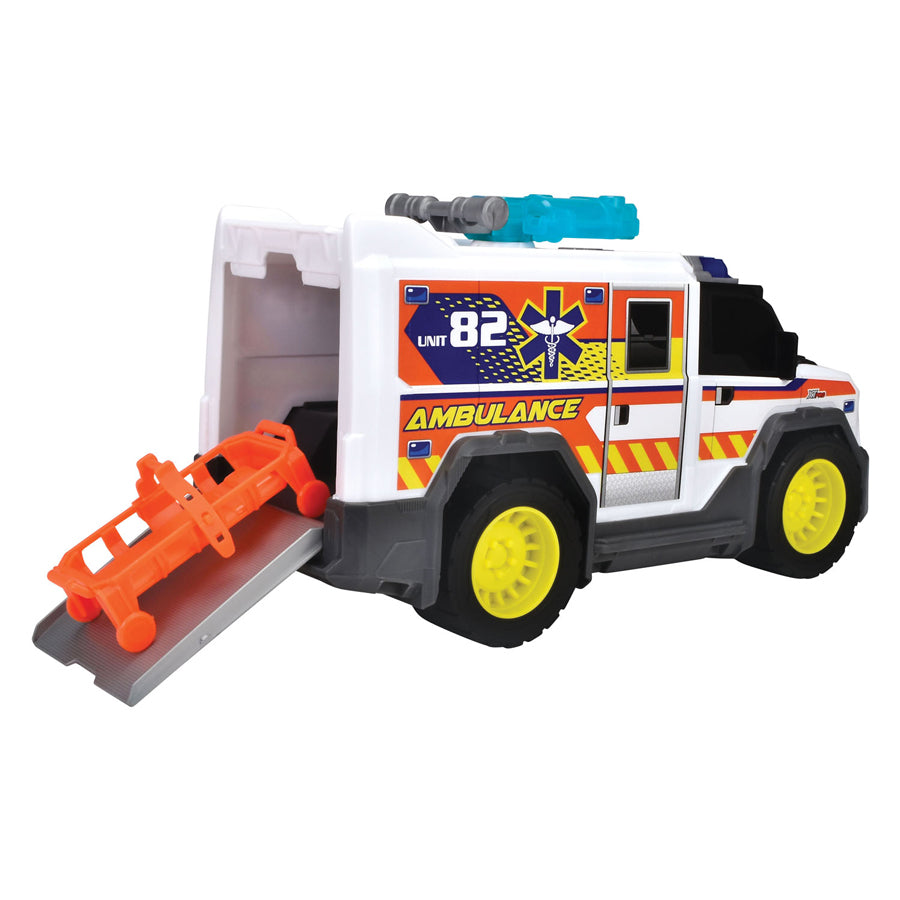 Dickie toys - ambulance - ziekenwagen - licht en geluid - vanaf 3 jaar