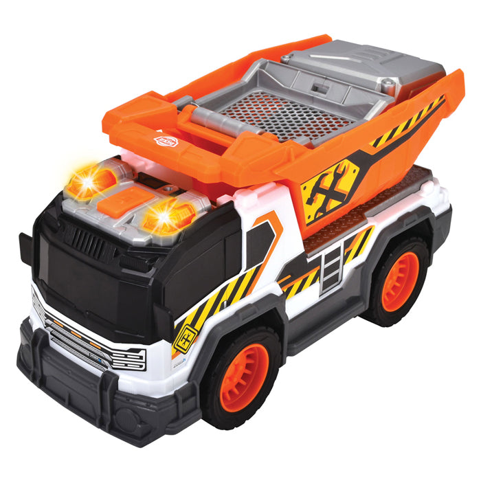 Dickie toys - kiepwagen - vrachtwagen - licht en geluid - vanaf 3 jaar