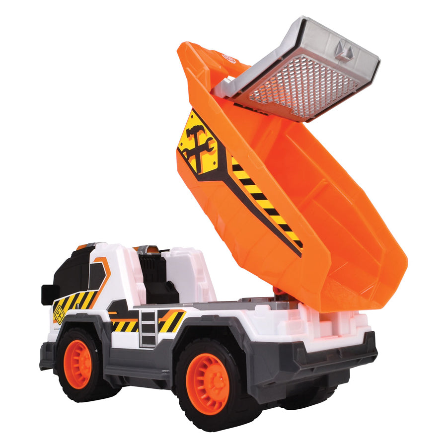 Dickie toys - kiepwagen - vrachtwagen - licht en geluid - vanaf 3 jaar