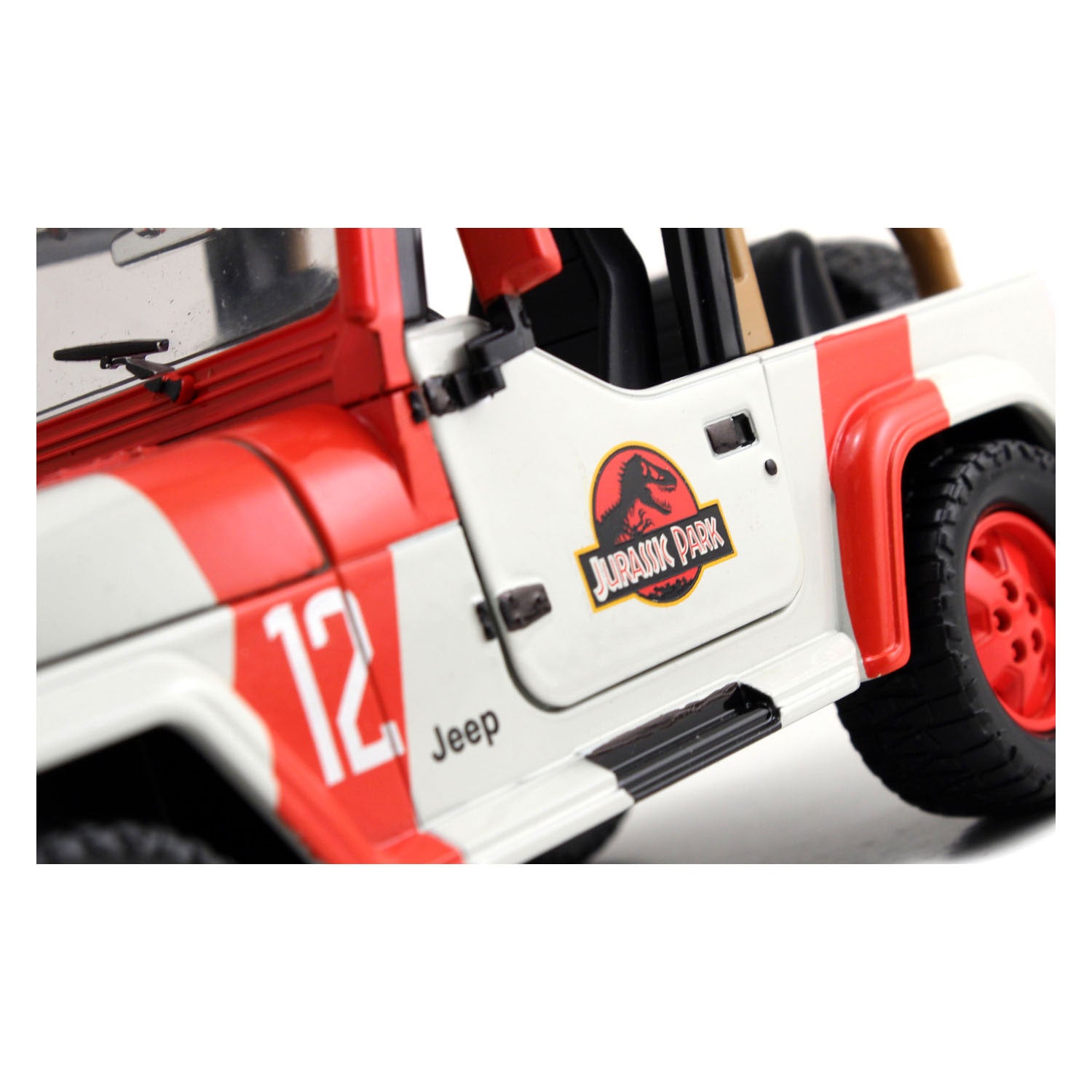 Jada toys jada die-cast jurassic world 1992 jeep wrangler 1:24