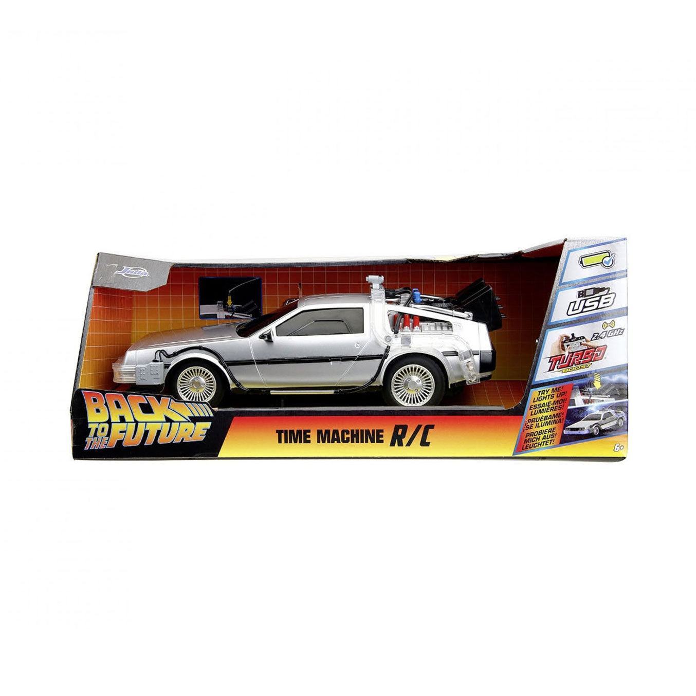 Jada toys jada bestuurbare auto back to the future rc time machine 1:16