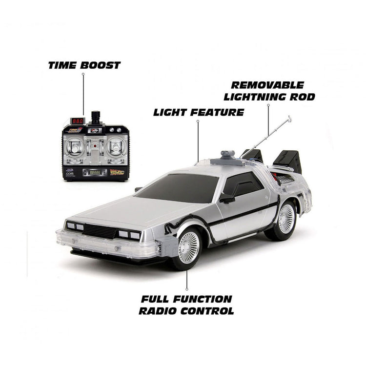 Jada toys jada bestuurbare auto back to the future rc time machine 1:16