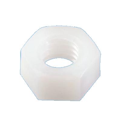 Moer wit m8 d555 934 polyamide 6.6 (nylon) | 500 stuks