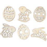 Https: www.cchobby.nl houten-figuren-pasen-h-40-mm-dikte-3-mm-24-stuk-1-doos - afbeelding 1