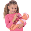 Simba - new born baby - babypop - 43 cm - slapende ogen - roze - drink en plasfunctie - babypop