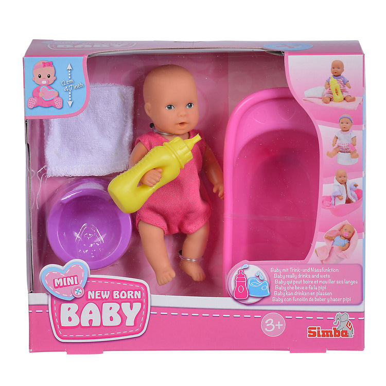 New Born Baby Mini Born Baby in Bad Set