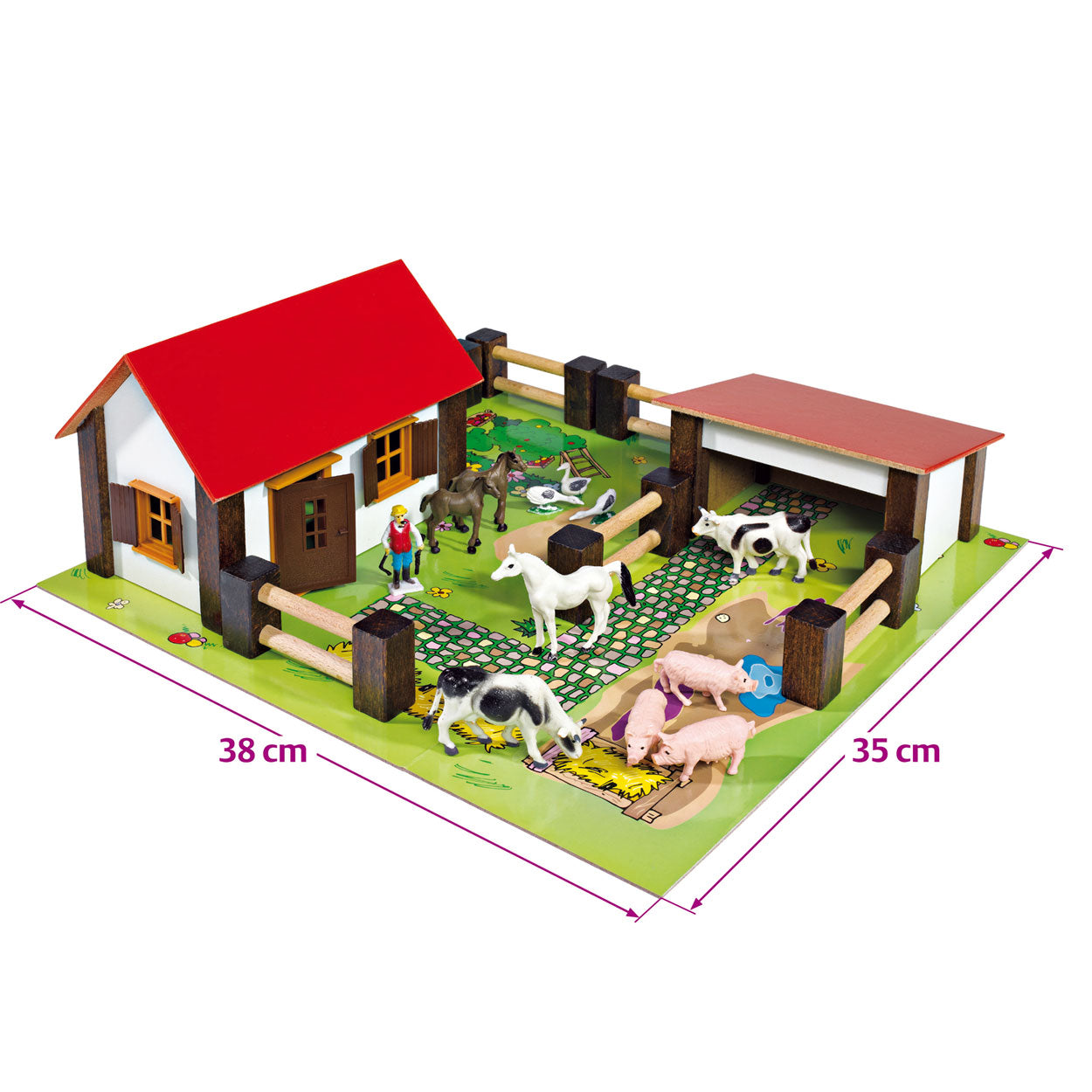 Eichhorn boerderij incl. dieren en accessoires