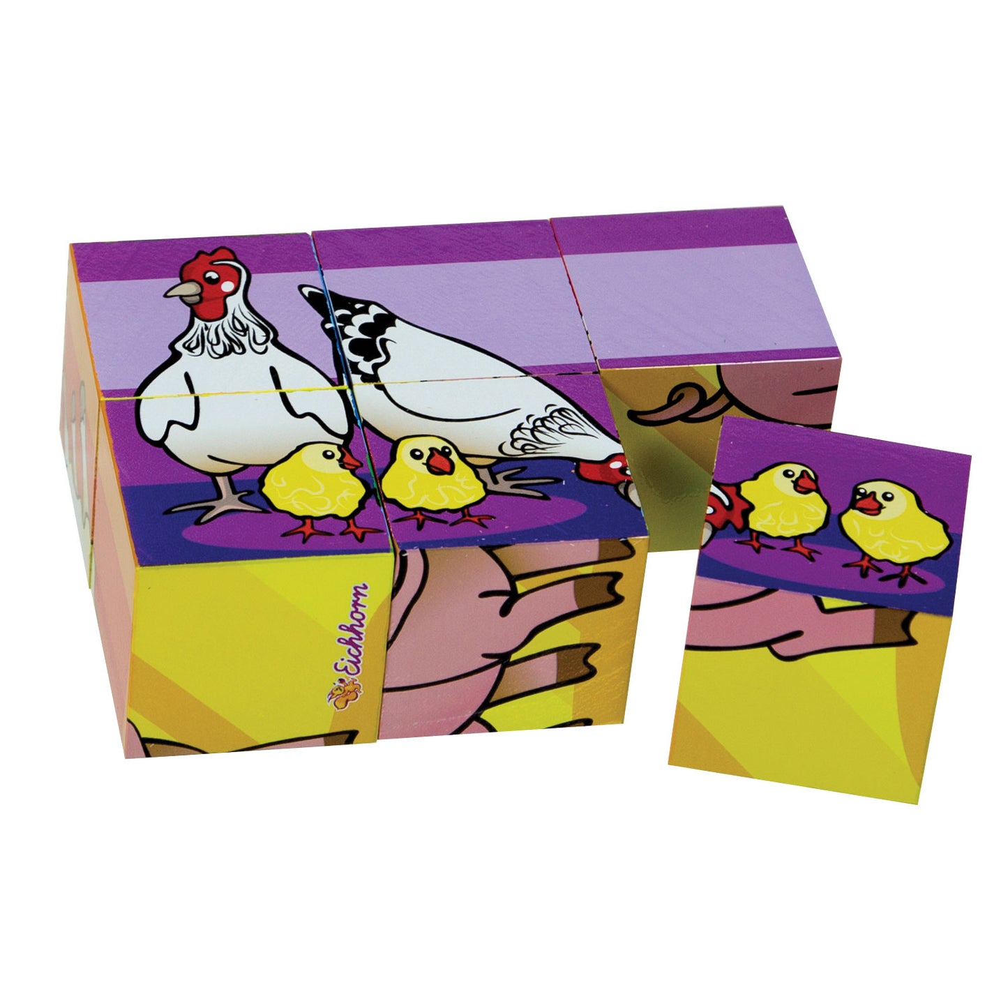 Eichhorn blokpuzzel, 6dlg.
