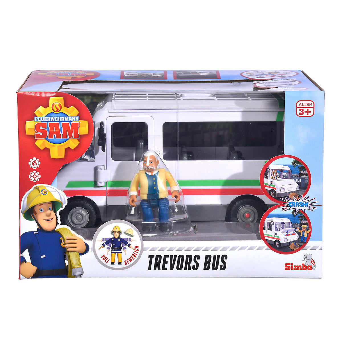 Simba brandweerman sam trevor's bus