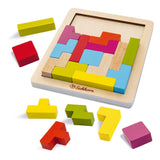 Eichhorn houten vormenpuzzel educatief speelgoed 20-delig. - afbeelding 5