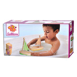 Eichhorn houten speelgoed zeilbootjes set - fsc hout - 2 stuks. - afbeelding 2