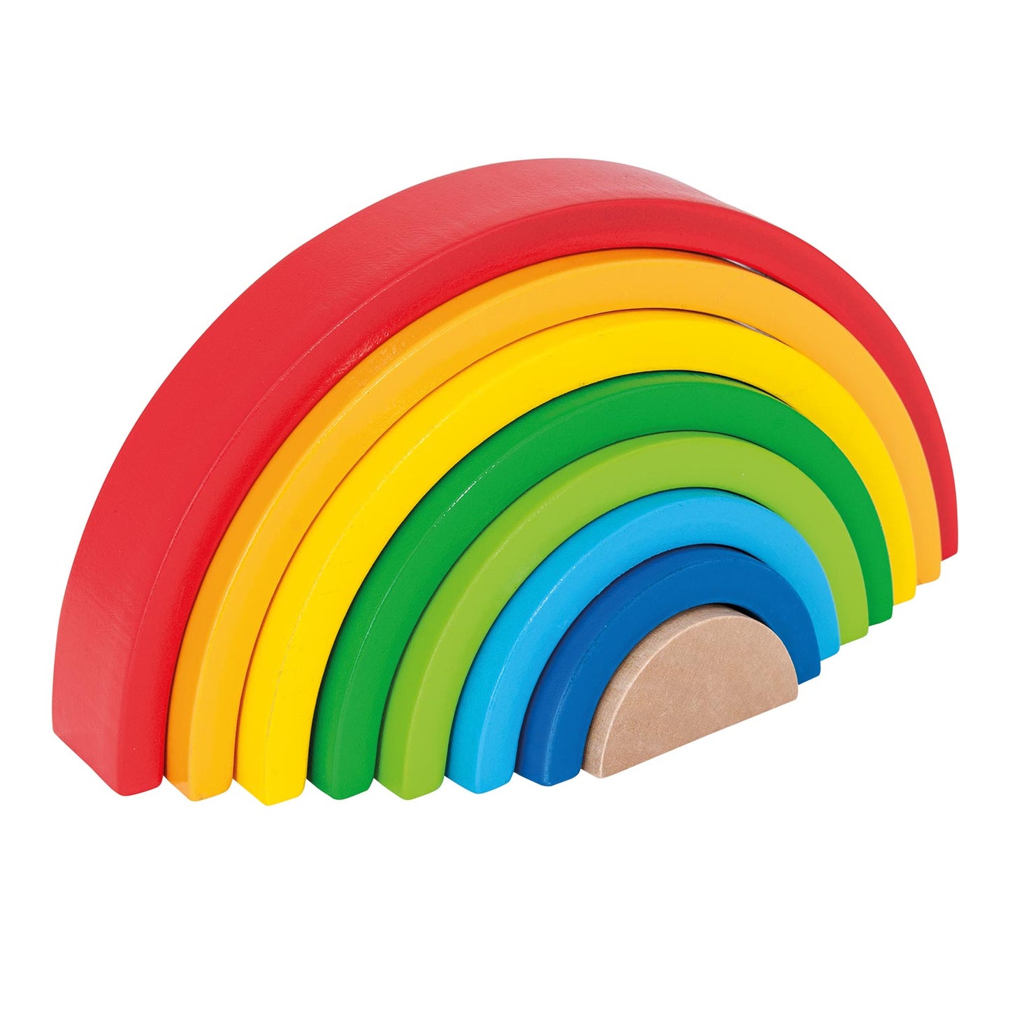 Eichhorn houten stapelregenboog, 8dlg.