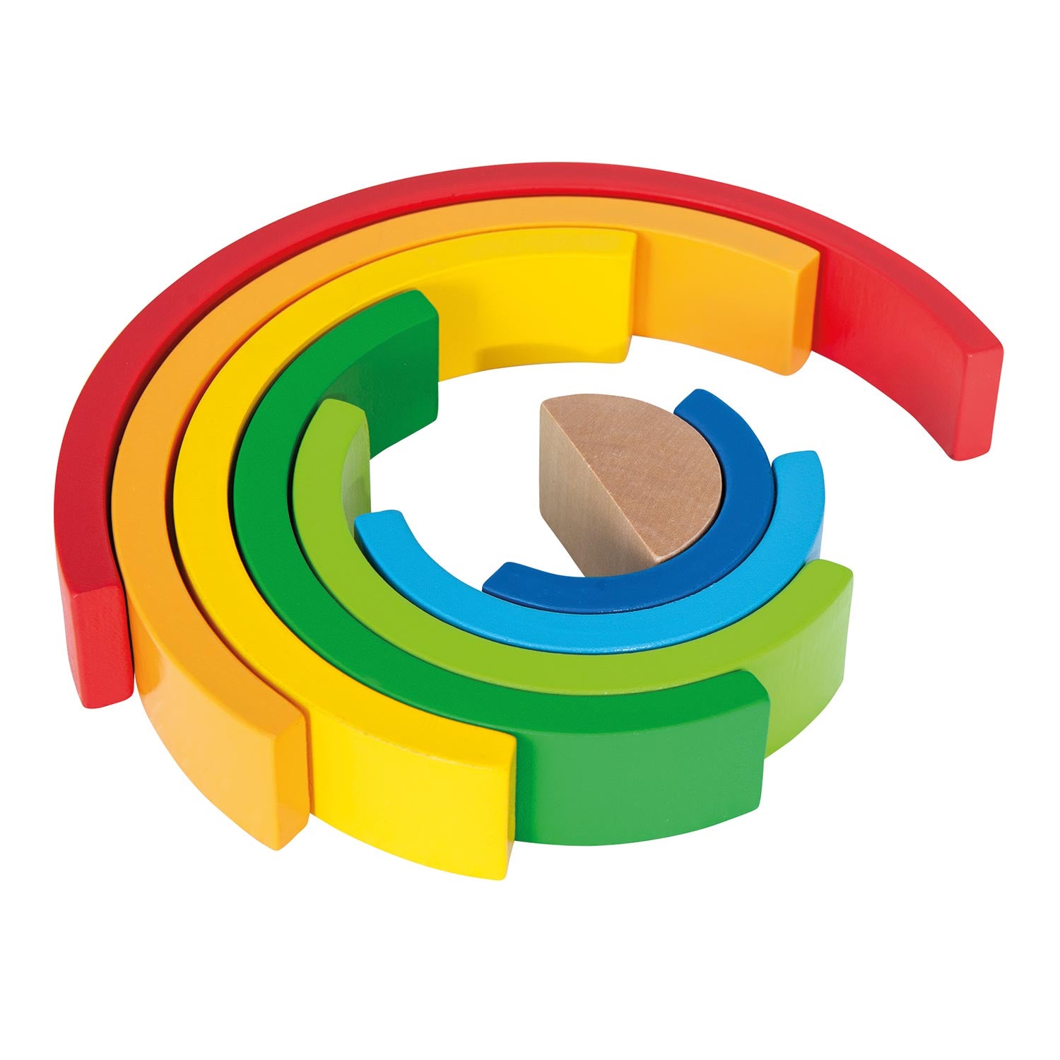 Eichhorn houten stapelregenboog, 8dlg.