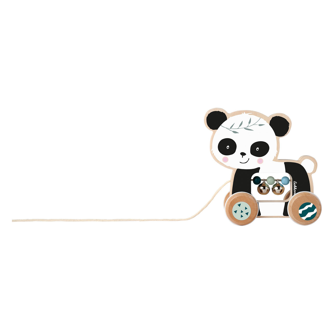 Eichhorn houten trekdier panda