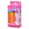 Simba - new born baby - 2 magische baby flesjes - jus en melk - 12 cm - vanaf 3 jaar
