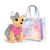 Simba chi chi love shimmer knuffelhond in tas - afbeelding 3