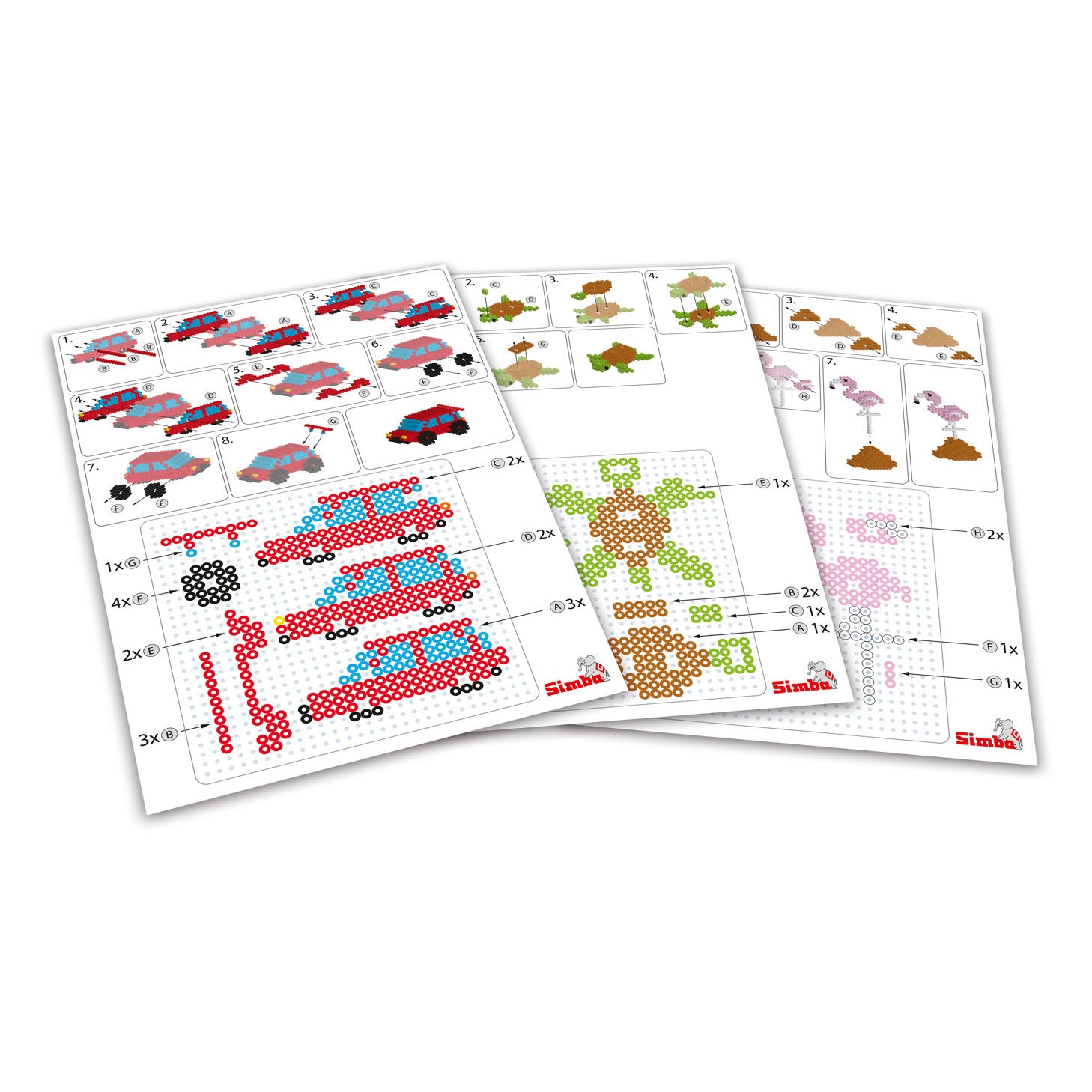 Simba art fun strijkkralen 3d set