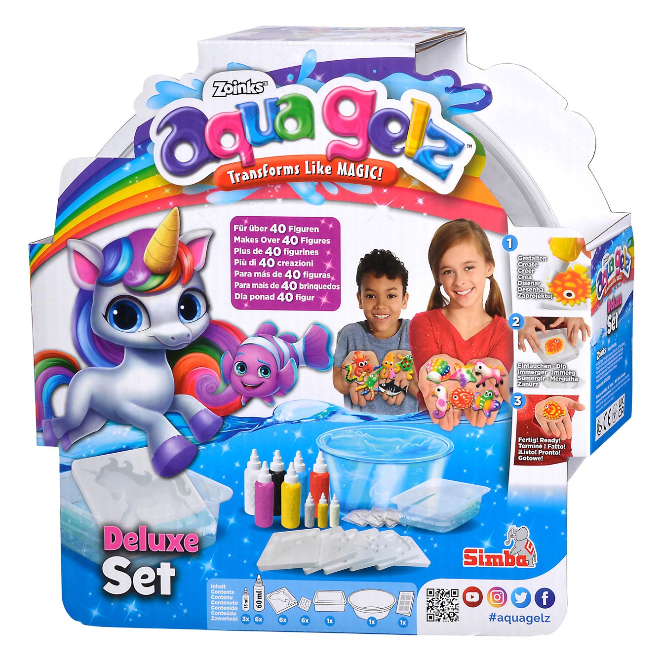 Simba aqua gelz deluxe set, 25dlg.