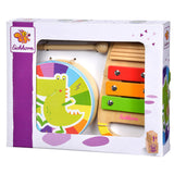 Eichhorn houten trommel en xylofoon muziekset, 3dlg. - afbeelding 2