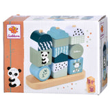 Eichhorn houten stapelpuzzel panda, 15dlg. - afbeelding 2