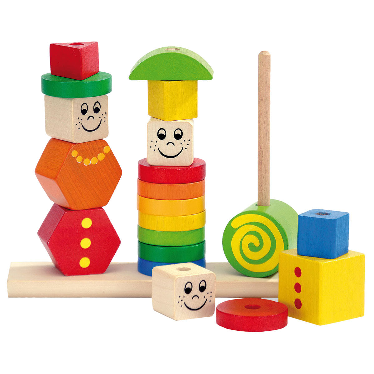 Eichhorn heros - figure stacking puzzle 21pcs