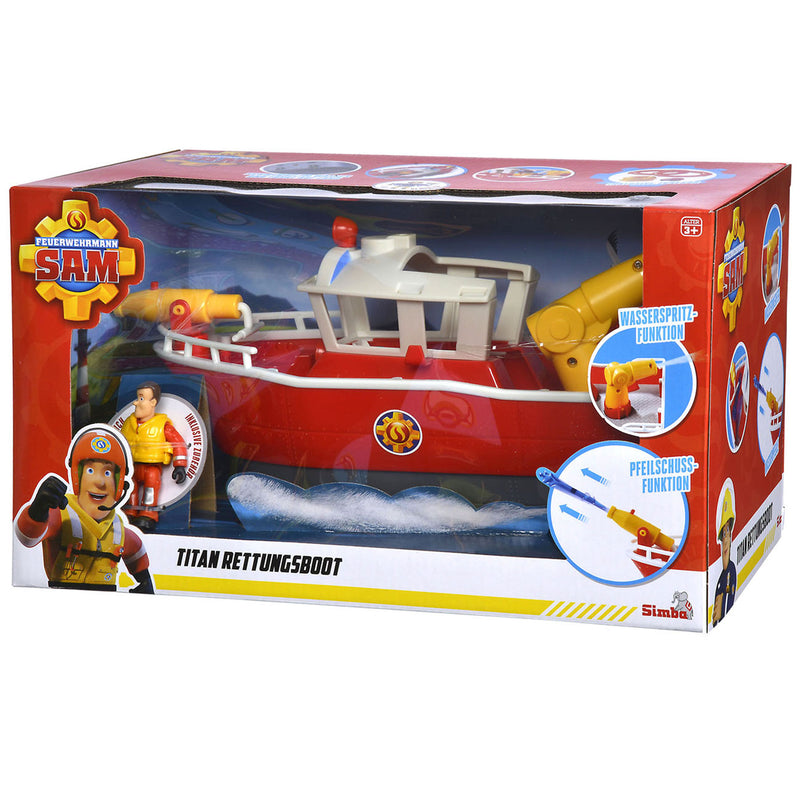 Simba brandweerman sam brandweerboot