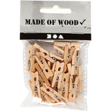 Creativ Company Wasknijpers L: 25 mm B: 3 mm 30 stuks 1 doos - afbeelding 2