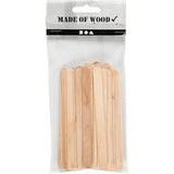 Creativ Company Ijslollystokjes L: 11 5 cm B: 10 mm naturel 30 stuks 1 doos - afbeelding 2