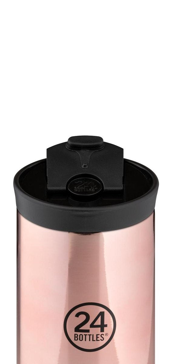24 bottles 24bottles reisdrinkbeker 350 ml capaciteit - rose gold