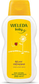 Weleda baby calendula relax crèmebad - lavendel neroli - baby badolie - kalmerende, ontspannende geur - reinigt, verzorgt kalmeert - 100% natuurlijke ingrediënten - 200ml