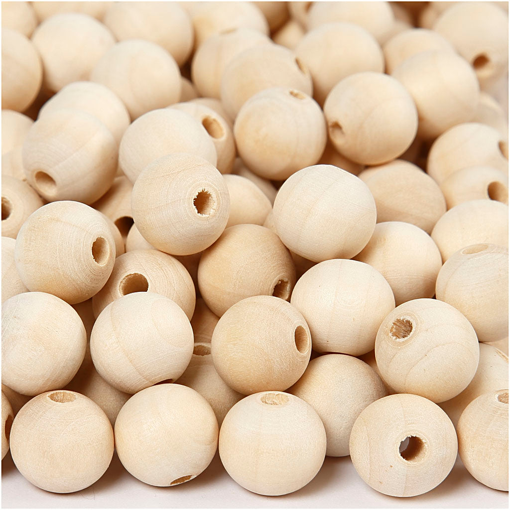 Creativ company houten kralen 15 mm 500 stuks