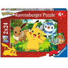 Ravensburger puzzel pikachu en zijn vrienden - legpuzzel - 2x24 stukjes