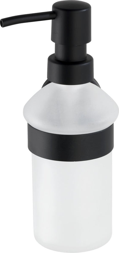 Wenko zeepdispenser bosio rvs zwart mat - zeeppompje