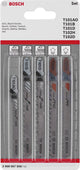 Bosch set t-shank (wood plastics)