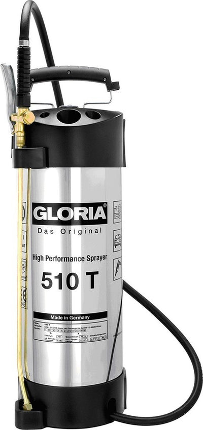Gloria hogedrukspuit 510t-pro 10l rvs ob
