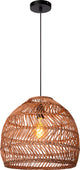 Lucide moloko - hanglamp - ø 40 cm - 1xe27 - okergeel - japandi