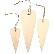 Https: www.cchobby.nl houten-decoraties-lang-hart-h-12-16-20-cm-dikte-5-mm-3-stuk-1-doos - afbeelding 1