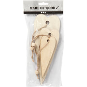 Https: www.cchobby.nl houten-decoraties-lang-hart-h-12-16-20-cm-dikte-5-mm-3-stuk-1-doos - afbeelding 2