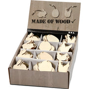 Https: www.cchobby.nl houten-decoraties-konijn-ei-kip-afm-6-cm-dikte-3-mm-200-stuk-1-doos - afbeelding 1