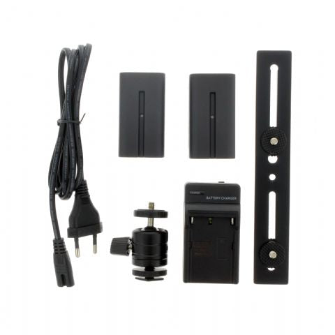 Linkstar led lamp set vd-405v-k2 incl. accu