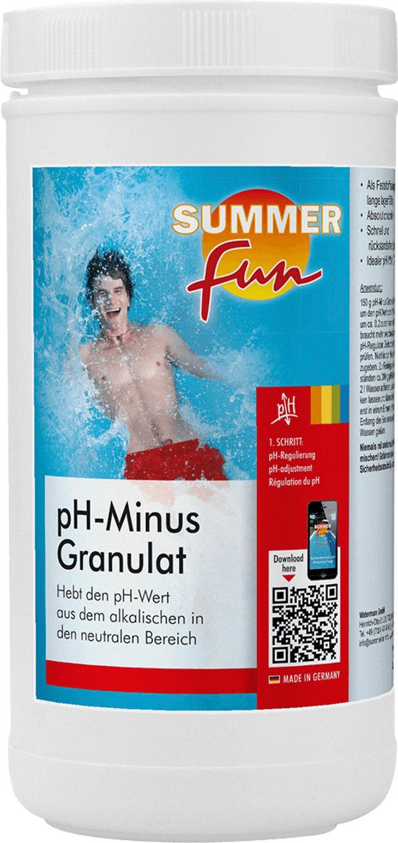 Summer fun ph-minus granulaat 1,5 kg