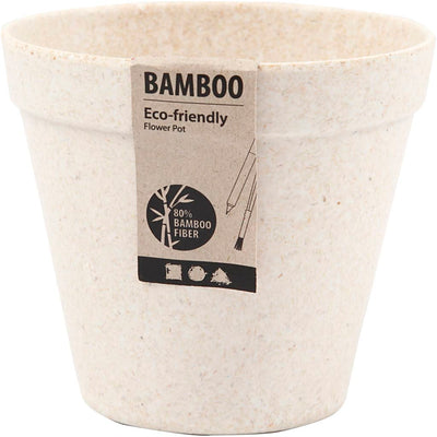 Creativ company bloempot bamboevezels, 10x11cm