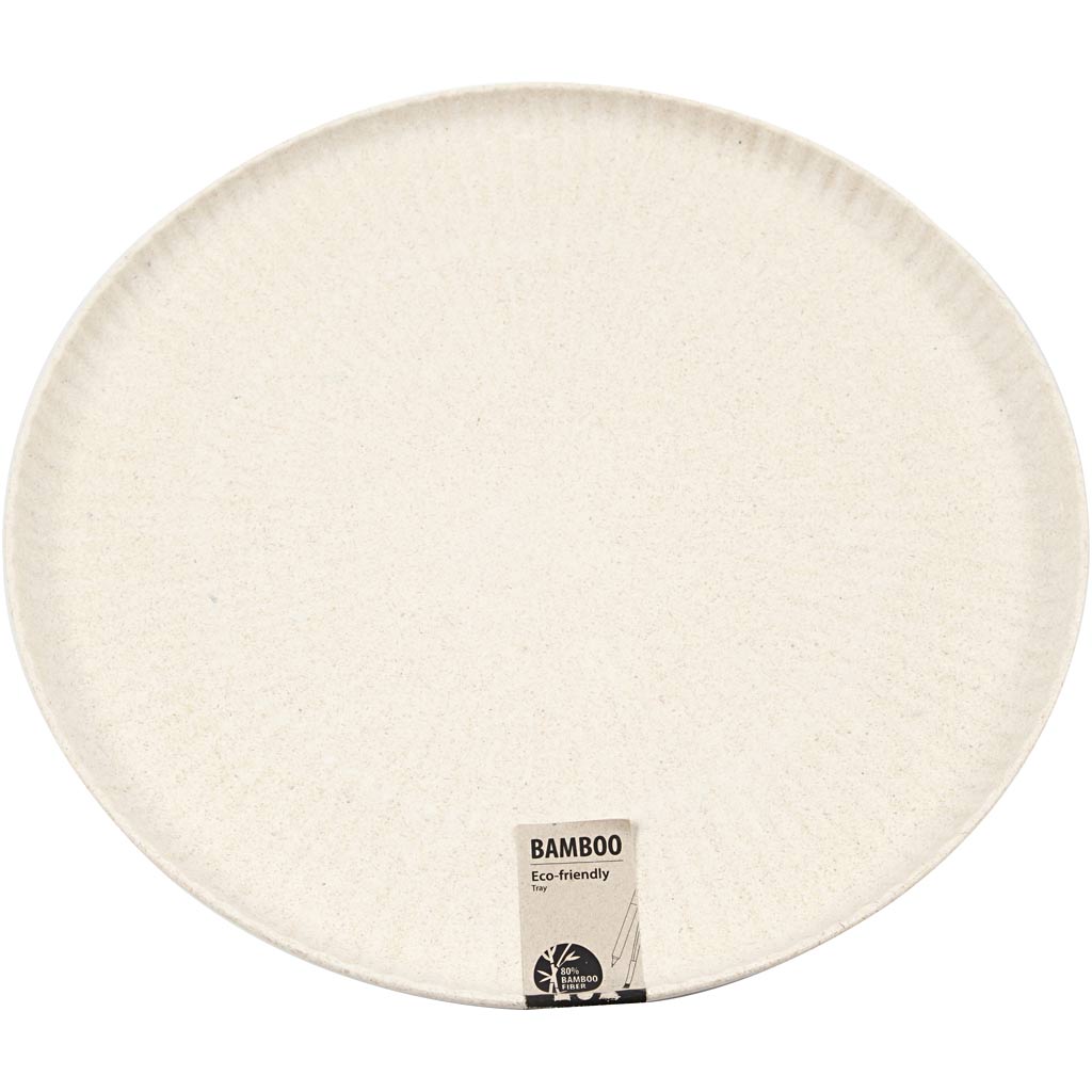 Creativ company dienblad rond bamboevezels,30cm