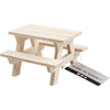 Creativ company houten mini picknicktafel