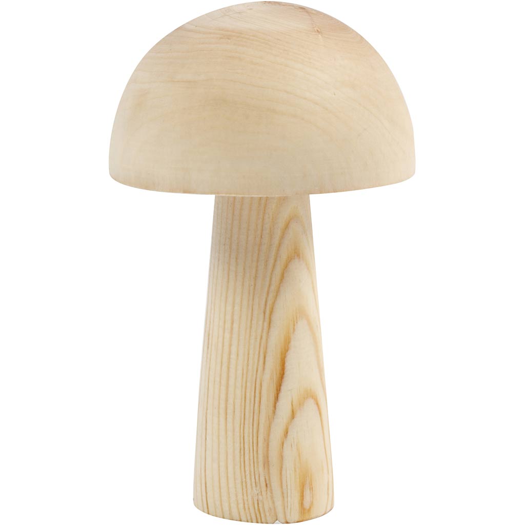 Creativ company houten paddenstoel, 14cm