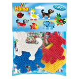 Hama midi strijkkralenset group pack blauw, 3000st. - afbeelding 1