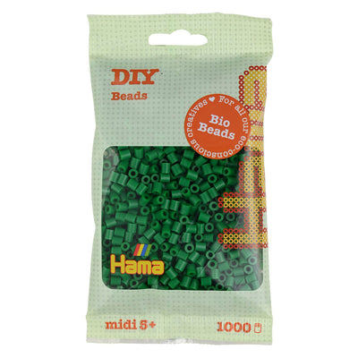 Hama Bio Strijkkralen Groen (010), 1000st.